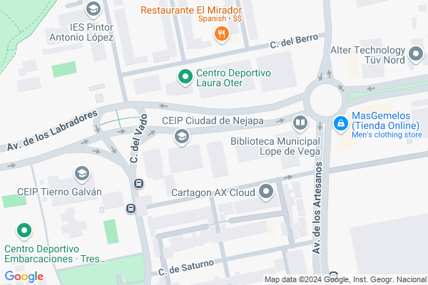 mapa pabellón